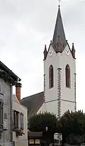 L'église, côté ouest.