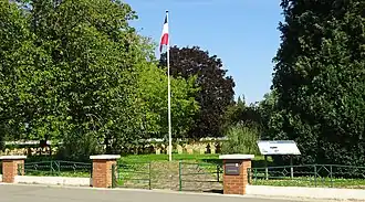 L'entrée de la nécropole.