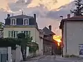 En haut de la rue Benoît Bennier