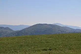 Vue de la Haute Bers depuis le ballon d'Alsace.