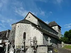 L'église de Hautefage.