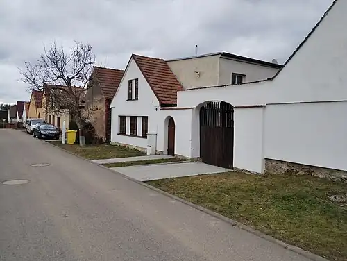 Une rue de Heřmaň.