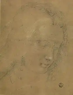 Tête de jeune homme.