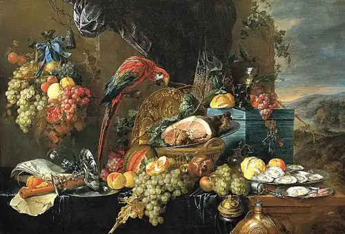 Table d'aparat avec perroquets, v. 1650Kunsthistorisches Museum
