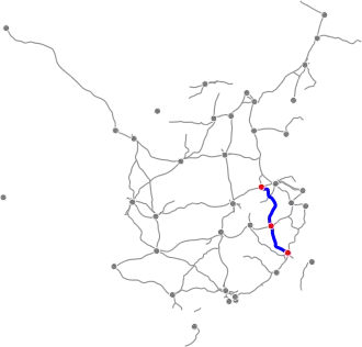 Voir la carte de la ligne.