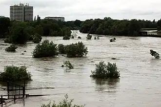 Crue du Neckar à Heidelberg (Bade-Wurtemberg), le 30 mai.