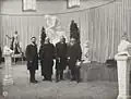 Heinrich Kautsch, Albert Bartholomé, Fritz Roeber, Auguste Rodin à l'Exposition internationale d'art de Düsseldorf, 1904
