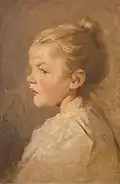 Étude d'une petite fille