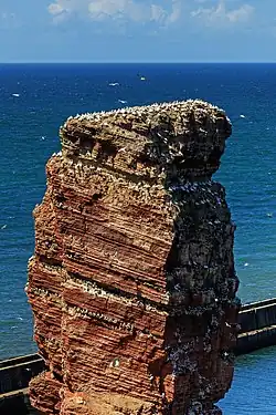 Le stack Lange Anna, dans l'archipel d'Heligoland (Allemagne).
