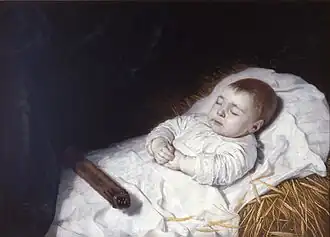 Bartholomeus van der Helst, enfant sur son lit de mort, c.1645, Musée de Gouda