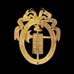 Insigne de la République Helvétique (1798-1803).