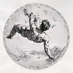 Hendrik Goltzius, La Chute de Phaéton.