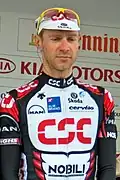 Jens Voigt en 2006 avec le maillot de la Team CSC.
