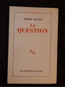 Image illustrative de l’article La Question (livre)
