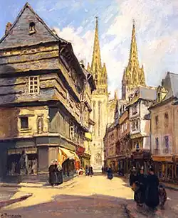 Animation rue Kereon à Quimper