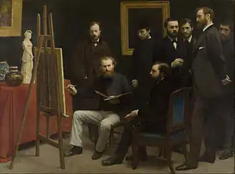 Henri Fantin-Latour, Un atelier aux Batignolles (1870)