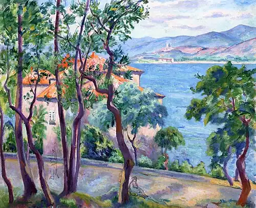 Sous la lumière de l'Oustalet, par Henri Manguin (1920)