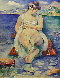 La Baigneuse, 1906, huile sur toile, 116,5 × 89,5 cm, Musée de Grenoble, Grenoble