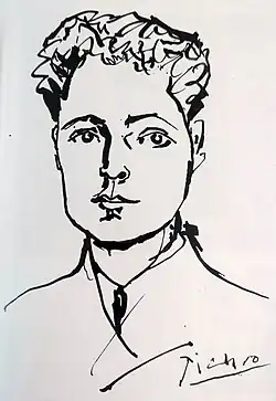 Portrait d'Henri Martin par Pablo Picasso