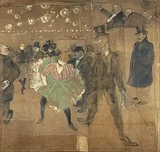 La Danse au Moulin-Rouge, 1895 – Musée d'Orsay, Paris.