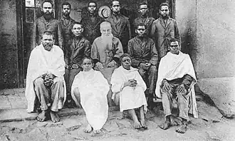 Avec des frères Xavériens.