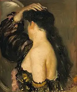 Gitane se recoiffant, vers 1920Henry Caro-DelvailleCollection privée