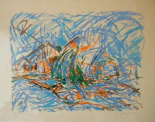 The Village, sérigraphie, 1974.