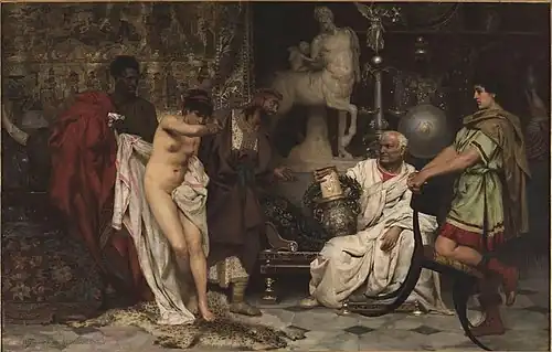 Henryk Siemiradzki, La fille ou le vase ?, 1887