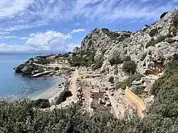 Le site de l'Héraion de Pérachora.