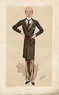 Herbet Naylor-Leyland (1892-1895), caricature de Leslie Ward (Vanity Fair)
