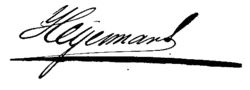 signature de Herman Heijermans