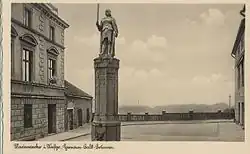 Carte postale de la statue de Hermann Balk.