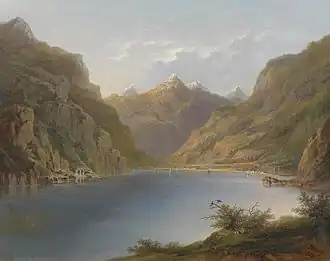 Hermann Herzog Vierwaldstättersee 1882