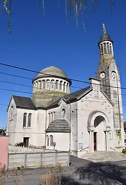 L'église Notre-Dame reconstruite dans les années 1920.