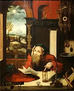 Herri met de Bles, Saint Jérôme méditant (XIVe&nbsp;siècle).