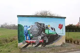 Evocation du passé ferroviaire de Montigny.