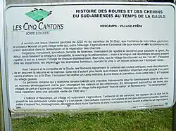 Le passé, pour envisager l'avenir.