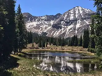 Vue depuis le sentier Sharkstooth.