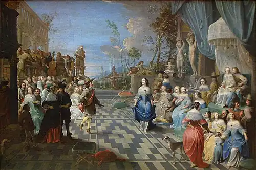 Bal sur une terrasse, 1658Beaux-Arts de Lille