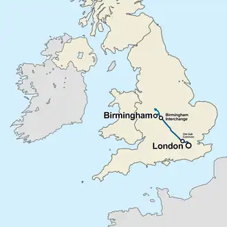 Voir la carte de la ligne.