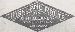 Image illustrative de l’article Cincinnati, Lebanon and Northern Railway