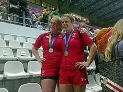 Description de l'image Hilary Leith et Andrea Burk.jpg.