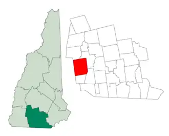 Localisation de Peterborough, New Hampshire