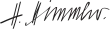 Signature de Heinrich Himmler