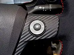 Hino Profia FW1EXHG, commande du régulateur sur le volant