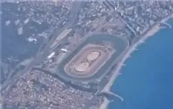 Vue aérienne en avril 2017.