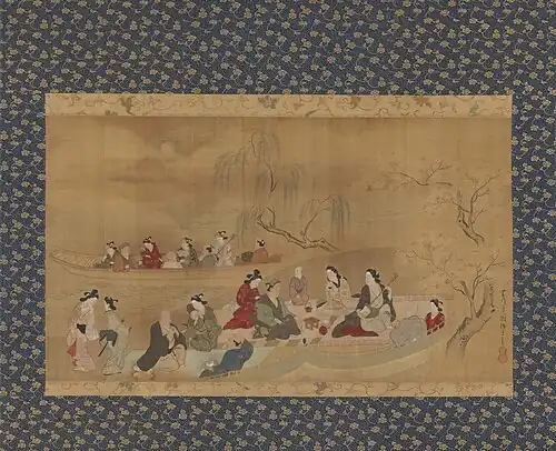 Un pique-nique, Rouleau suspendu, kakemonoFreer Gallery of Art