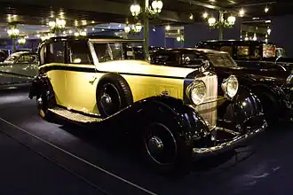 J12 Coupé de Ville 1934 (Cité de l'automobile de Mulhouse).