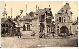 Trois maisons de l'histoire de l'habitation de  Charles Garnier.