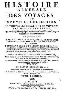 Image illustrative de l’article Histoire générale des voyages